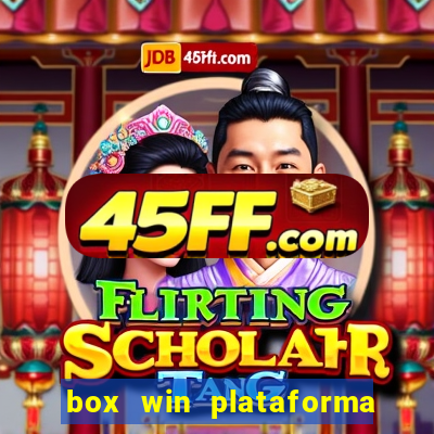 box win plataforma de jogos